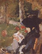 Edouard Manet Manet-s Mother in the Garden at Bellevue Spain oil painting artist